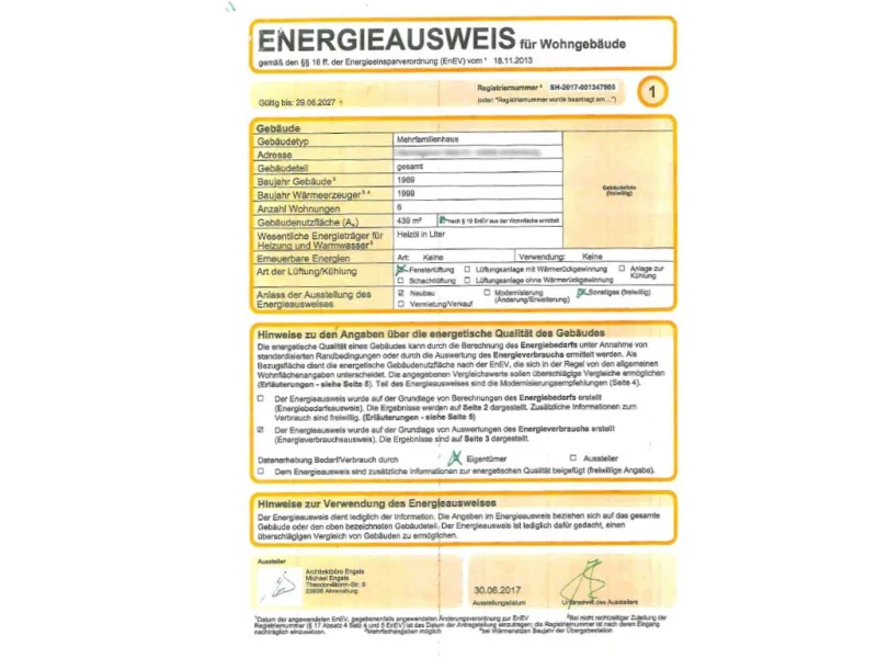 Energieausweis