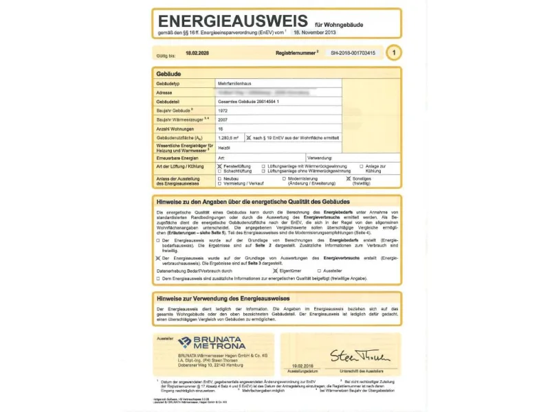 Energieausweis