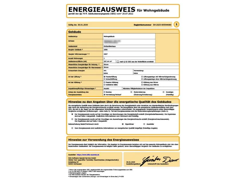 Energieausweis