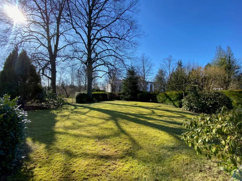 Garten  - Grundstück kaufen in Ahrensburg - BAUGRUNDSTÜCK MIT ALTBESTAND