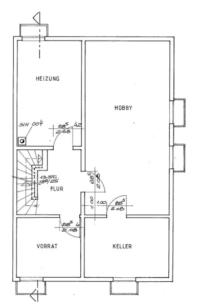 Grundriss Keller