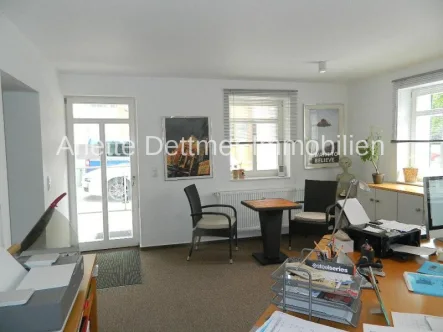 Büro 1 mit Zugang Terrasse - Büro/Praxis mieten in Alfeld - Wohnen oder Gewerbe: Barrierefrei im Erdgeschoss