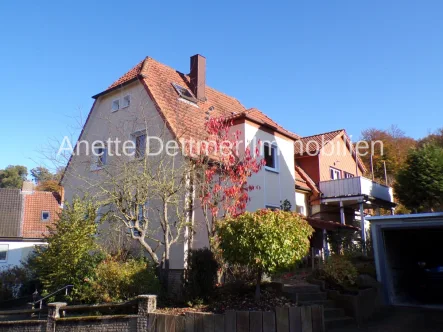 Straßenseite - Haus kaufen in Alfeld (Leine) - Einfamilienhaus in ruhiger Lage am Waldrand!