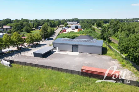  - Halle/Lager/Produktion kaufen in Apen / Augustfehn - +++ Gewerbehalle (ca. 450 m²) mit Betriebsleiter-Wohnhaus - neuwertig und modernst ausgestattet! +++