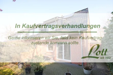  - Haus kaufen in Oldenburg / Eversten - + Gepfl. Reihenendhaus in reizvoller Lage direkt am Landschaftsschutzgebiet in Oldenburg-Eversten +