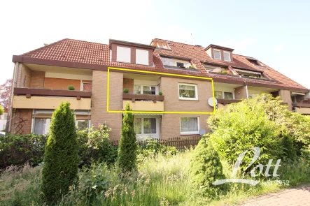 Außenansicht - Wohnung kaufen in Westerstede - +++ Bestlage von Westerstede! Helle Eigentumswohnung mit sonnigem Balkon +++