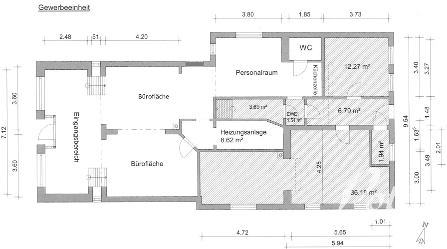 Grundriss Gewerbe