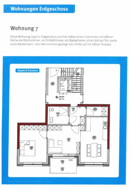 Bild1 - Wohnung kaufen in Versmold - exlusive 2 Zimmer-Neubaueigentumswohnung (KFW 55 + Standard)