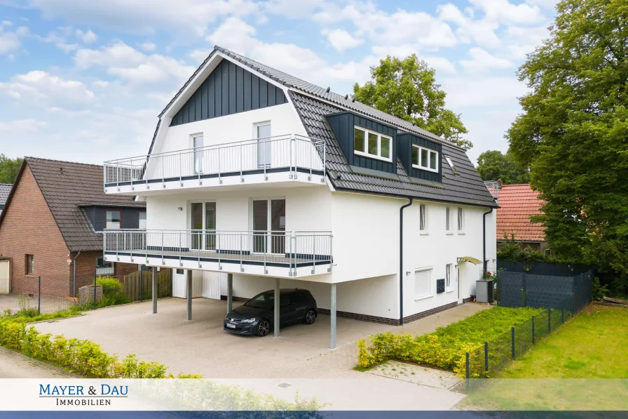 Außenansicht - Wohnung kaufen in Oldenburg - Oldenburg: Großzügiges Penthouse mit zwei Balkonen, Obj. 6436