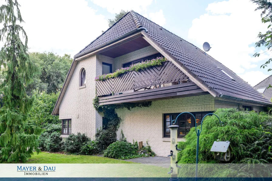 Gartenansicht - Haus kaufen in Jade - Jaderberg: In ruhiger Lage mit Flair und Gemütlichkeit. Obj. 7161
