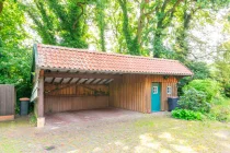 Carport mit Geräteraum 