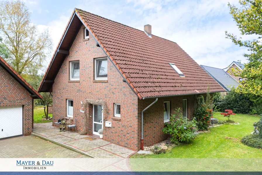 Logo - Haus kaufen in Wardenburg / Achternmeer - Wardenburg-Achternmeer: Ideales Einfamilienhaus für Familien in ruhiger Lage.  Obj. 8139