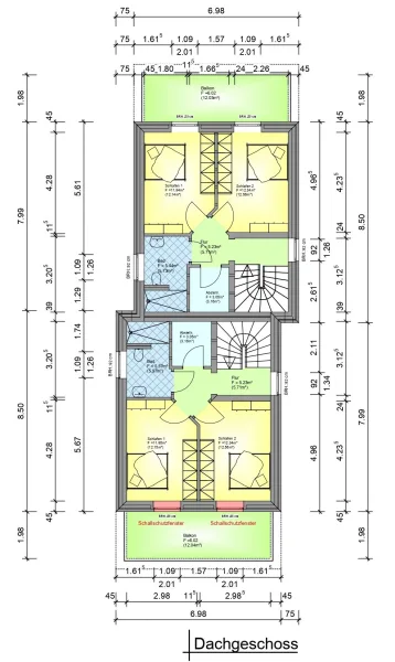 Grundriss Dachgeschoss