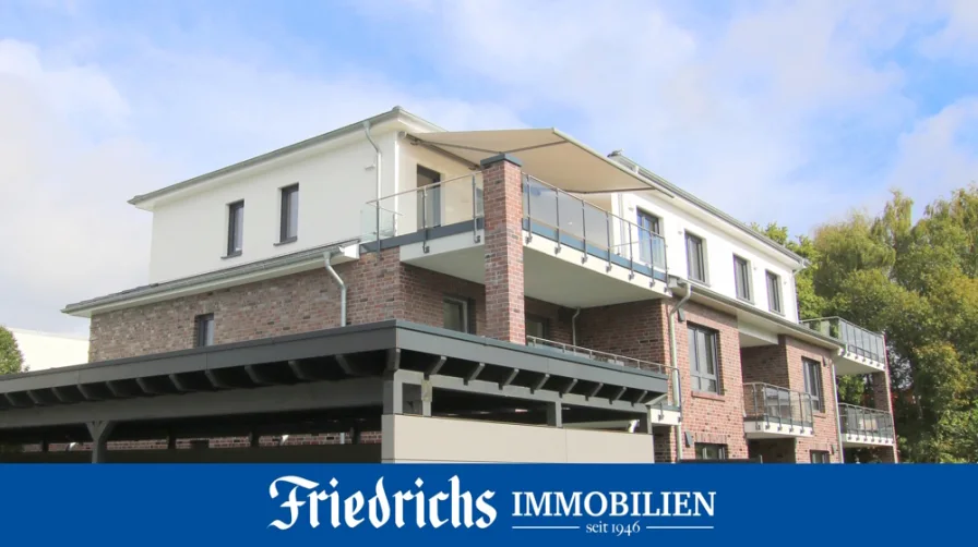  - Wohnung kaufen in Bad Zwischenahn - Exklusive Neubau-Penthouse-Wohnung mit drei Zimmern in zentraler u. ruhiger Lage von Bad Zwischenahn