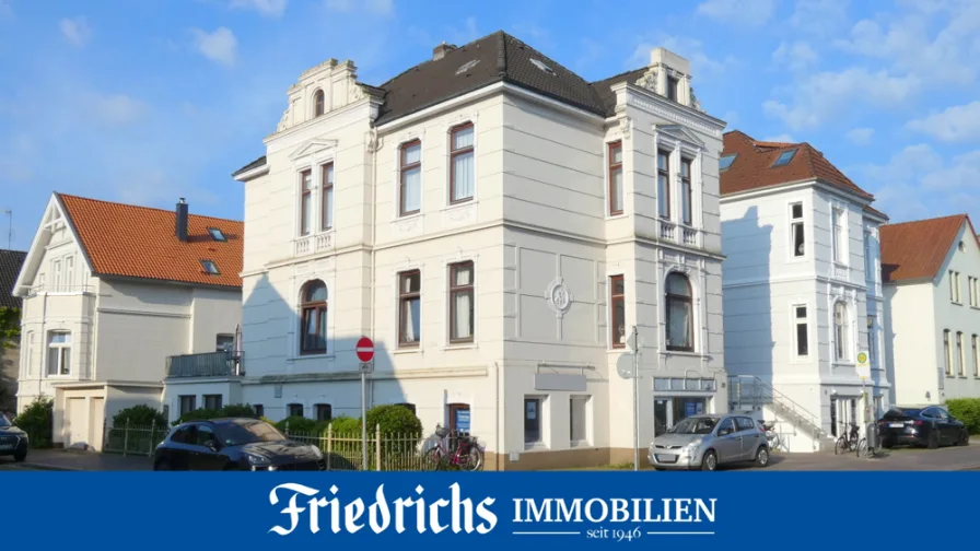  - Haus kaufen in Oldenburg - Oldenburg / DOBBENVIERTEL! Prägnantes Denkmalschutzobjekt mit insgesamt drei Etagen und Doppelgarage