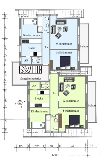 Grundriss Obergeschoss