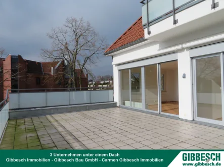 Traumhafte Dachterrassenwhg. - Wohnung mieten in Bargteheide - Über den Dächern von Bargteheide! Citywohnung * ca. 50 m² Dachterrasse * Fahrstuhl