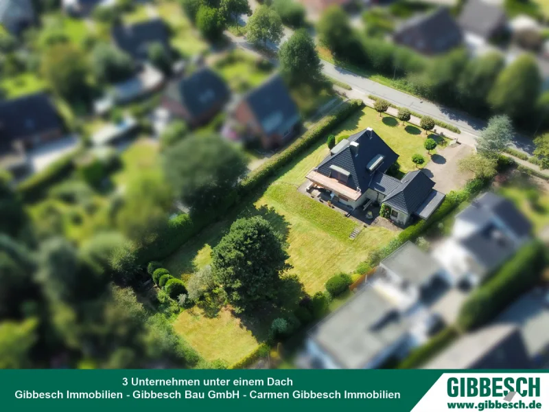 Bauplatz + gepf. Bestandsimmobilie - Haus kaufen in Bargteheide - 2.038 m² Grdstck. * attrakt. Bauplatz i. 2. Reihe + sehr gepfl. Bestandsimmob.-Mehrgenerationswohnen