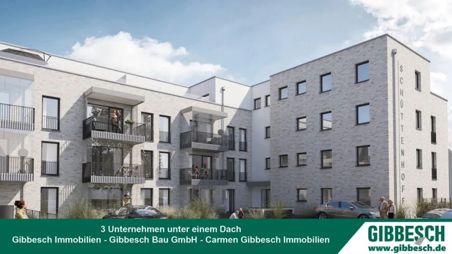 Außenansicht Gebäude A - Wohnung mieten in Bargteheide - Traumhafte Penthousewohnung mit 4 Zimmern und ca. 40m² Dachterrasse