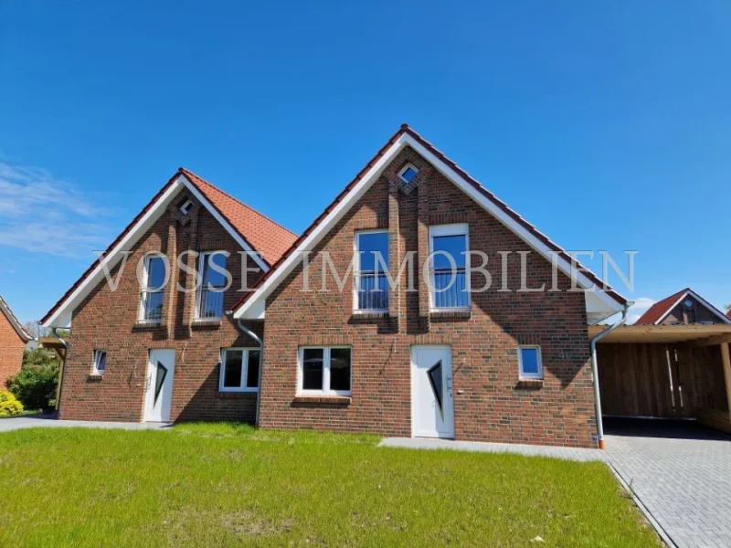  - Haus kaufen in Westoverledingen - Courtagefrei für Käufer - Hochwertiges, massives Doppelhaus für Kapitalanleger