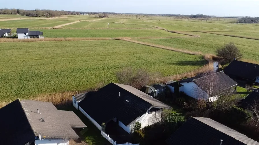 Drohnenaufnahme Ferienhaus