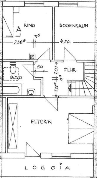 Grundriss Dachgeschoss