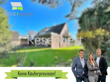 Außenansicht - Haus kaufen in Apen - RESERVIERT Apen: Haus in ruhiger Sackgassenlagemit großem und grünem Garten!