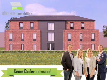 Visualisierung - Wohnung kaufen in Bad Zwischenahn - Obergeschosswohnung mit Fahrstuhl, Wärmepumpe und PV-Anlage! In zentraler Lage von Bad Zwischenahn.