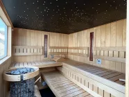 Sauna mit Sternenhimmel