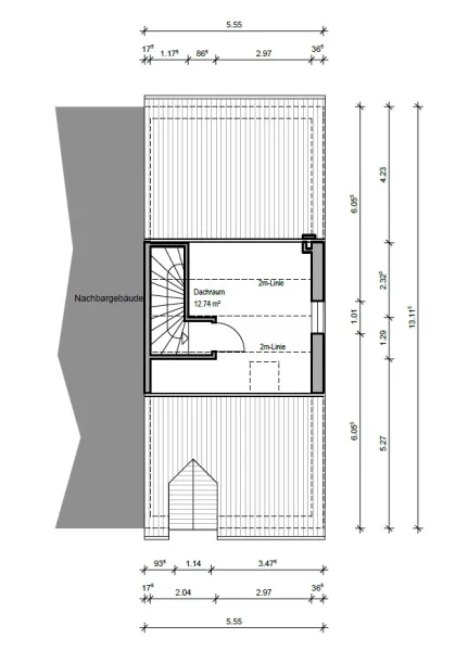 Grundriss 2. Obergeschoss