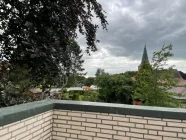 Blick vom Balkon zur Ems