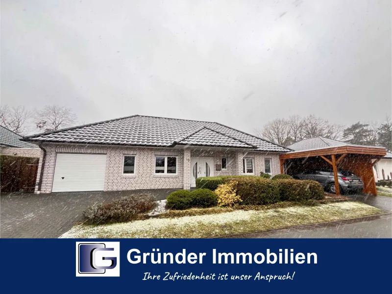 Walmdachbungalow - Haus kaufen in Börger - Moderner Walmdachbungalow in Börger – Ebenerdiges Wohnen mit Wohlfühlgarantie!