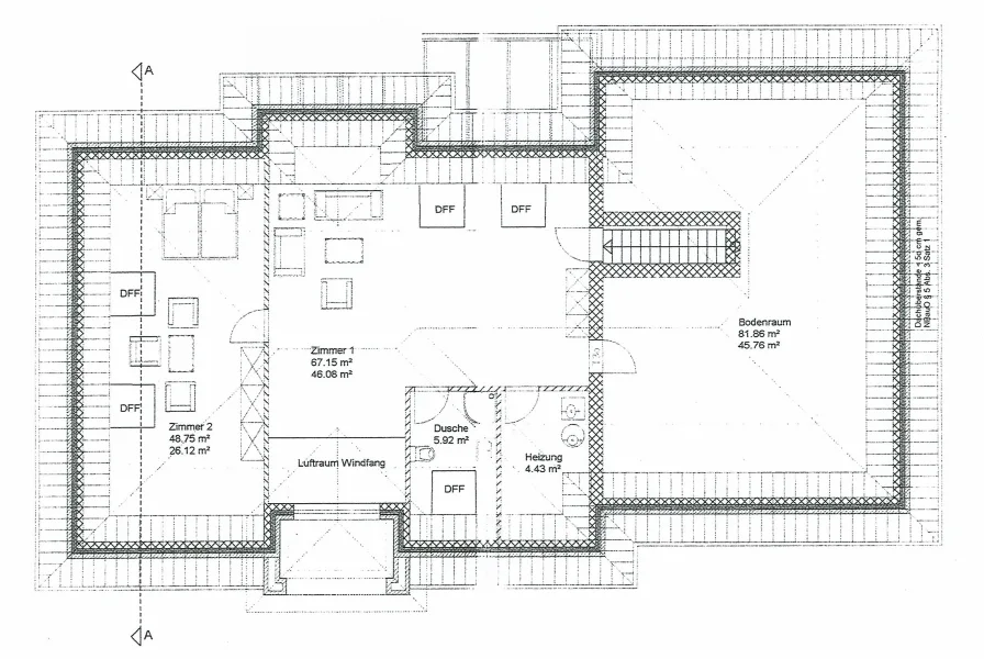 Grundriss Dachgeschoss