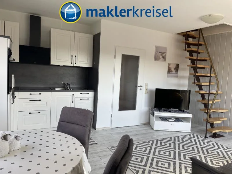 Wohnen / Kochen / Essen - Wohnung kaufen in Dornum OT Neßmersiel - Helle Eigentumswohnung in ruhiger Lage von Neßmersiel 