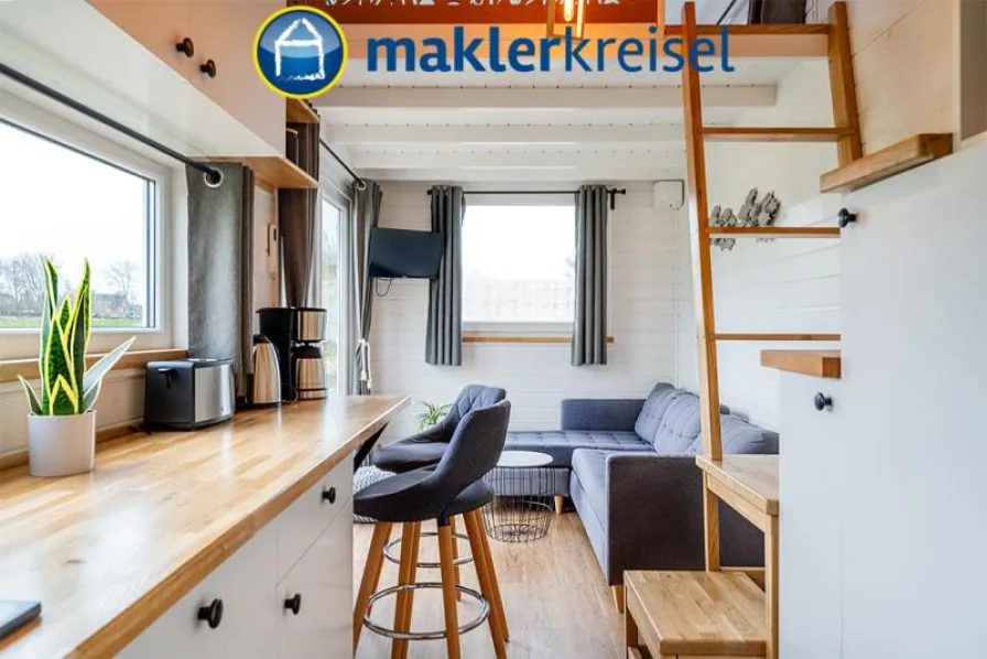 Musterhaus - Haus kaufen in Wangerland OT Hooksiel  - Provisionsfrei! Ab ins (eigene) Feriendomizil! Tiny-House mit Top-Ausstattung in Hooksiel!