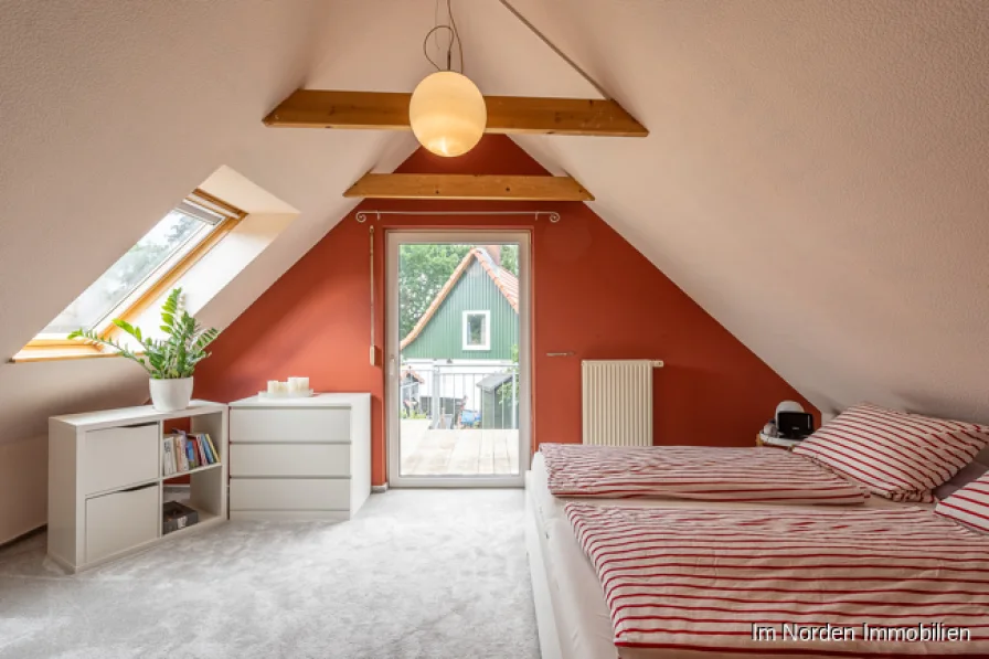 Schlafzimmer ca. 12 m² Ferienhaus