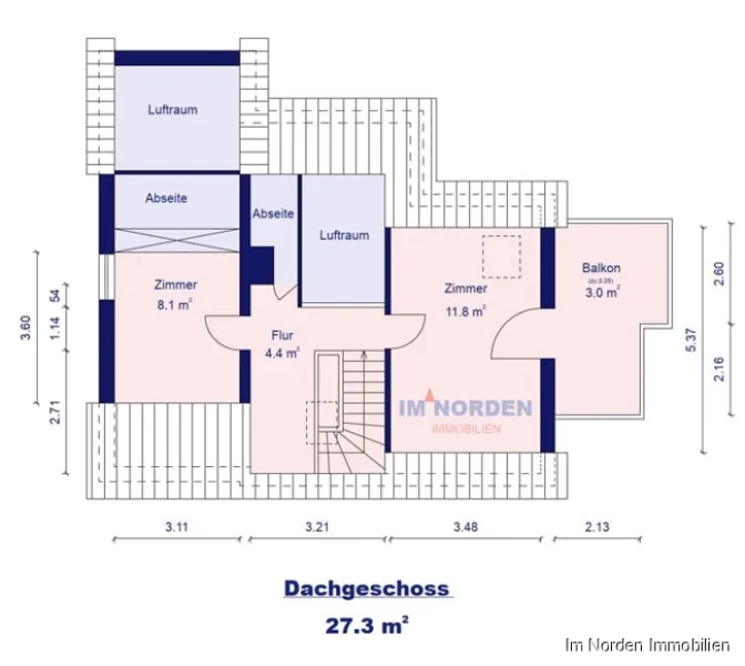 Ferienhaus Dachgeschoss