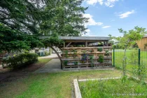 Garten, Blick zum 2. Doppelcarport