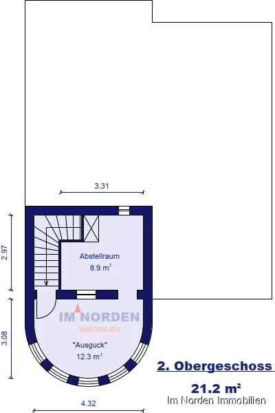 Grundriss 2. Obergeschoss