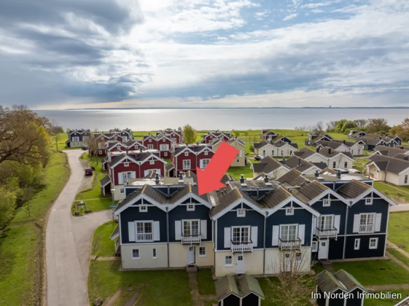 Reihenhauszeile mit Blick zum Meer - Haus kaufen in Sierksdorf - Ferienhaus in direkter Ostseelage