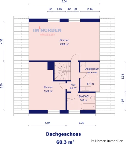 Grundriss Dachgeschoss