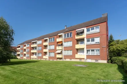 Blick auf die Wohnung - Wohnung kaufen in Eutin - Kapitalanlage - Vermietete 3-Zimmer-Eigentumswohnung mit Loggia in Eutin