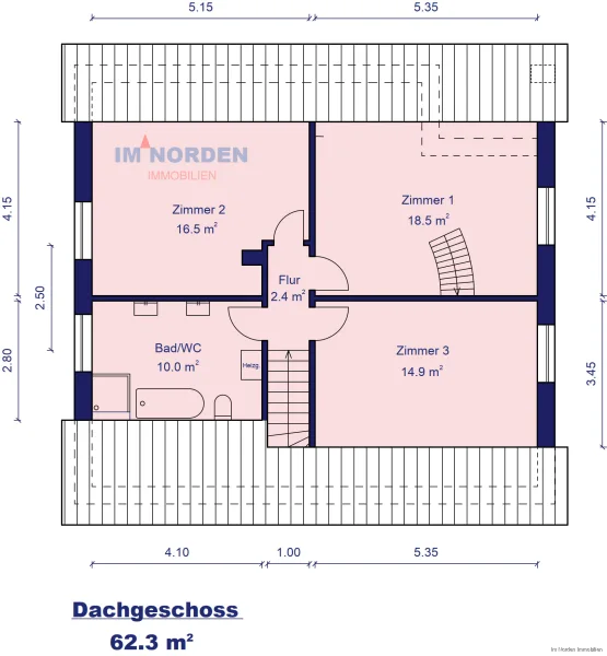 Grundriss Dachgeschoss