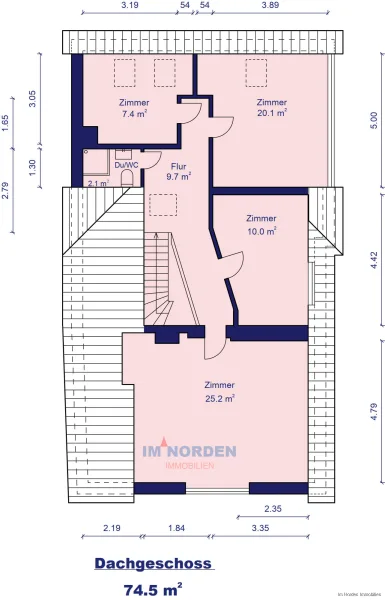 Grundriss Dachgeschoss