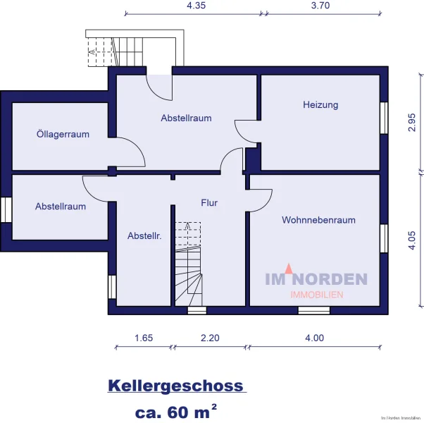 Grundriss Kellergeschoss