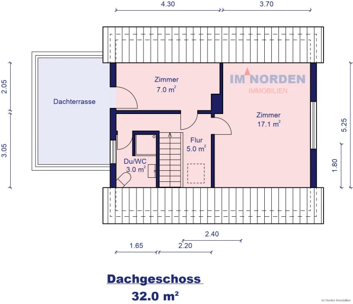 Grundriss Dachgeschoss