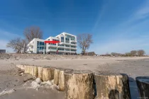 Blick vom Strand