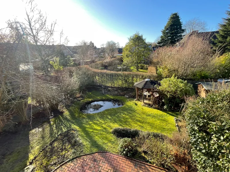 Ausblick in den Garten