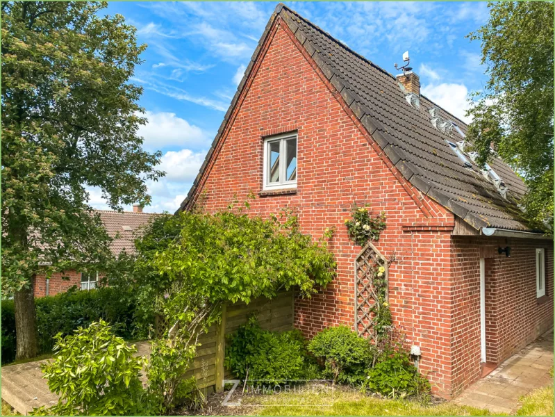 Ansicht aus dem Garten - Haus kaufen in Simonsberg - Nordseeidylle in ruhiger Lage**