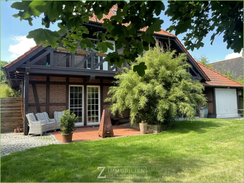 Ansicht  - Haus kaufen in Garding - Fachwerk trifft auf Nordseeidylle**